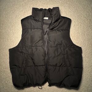 No Boundaries Black Puffer Vest